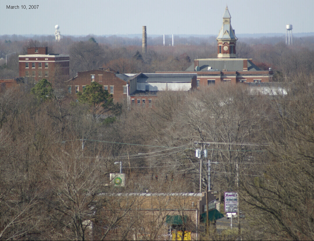 Graves County Courthouse & Hall Hotel from the south